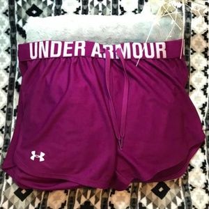 ➻ Purple Under Armour Athletic Shorts